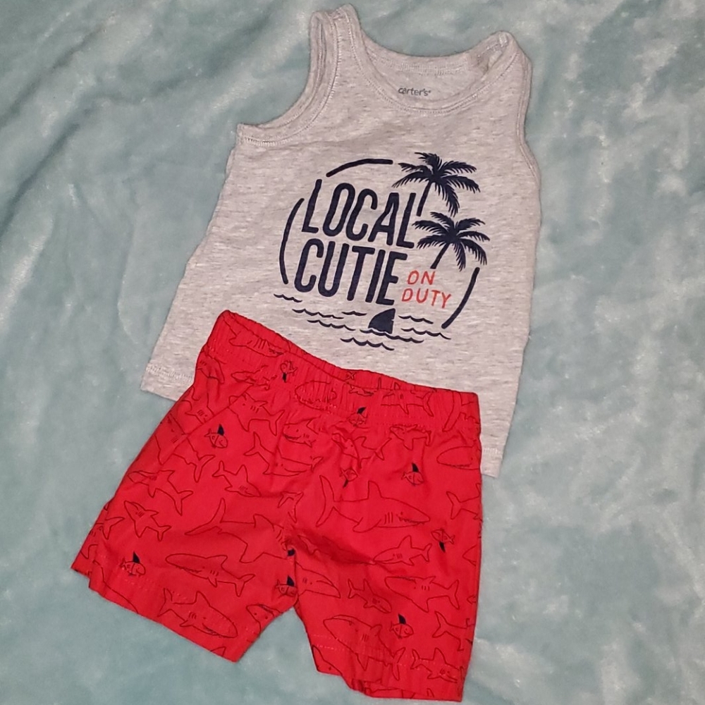 9m Carter's Shorts and Tank